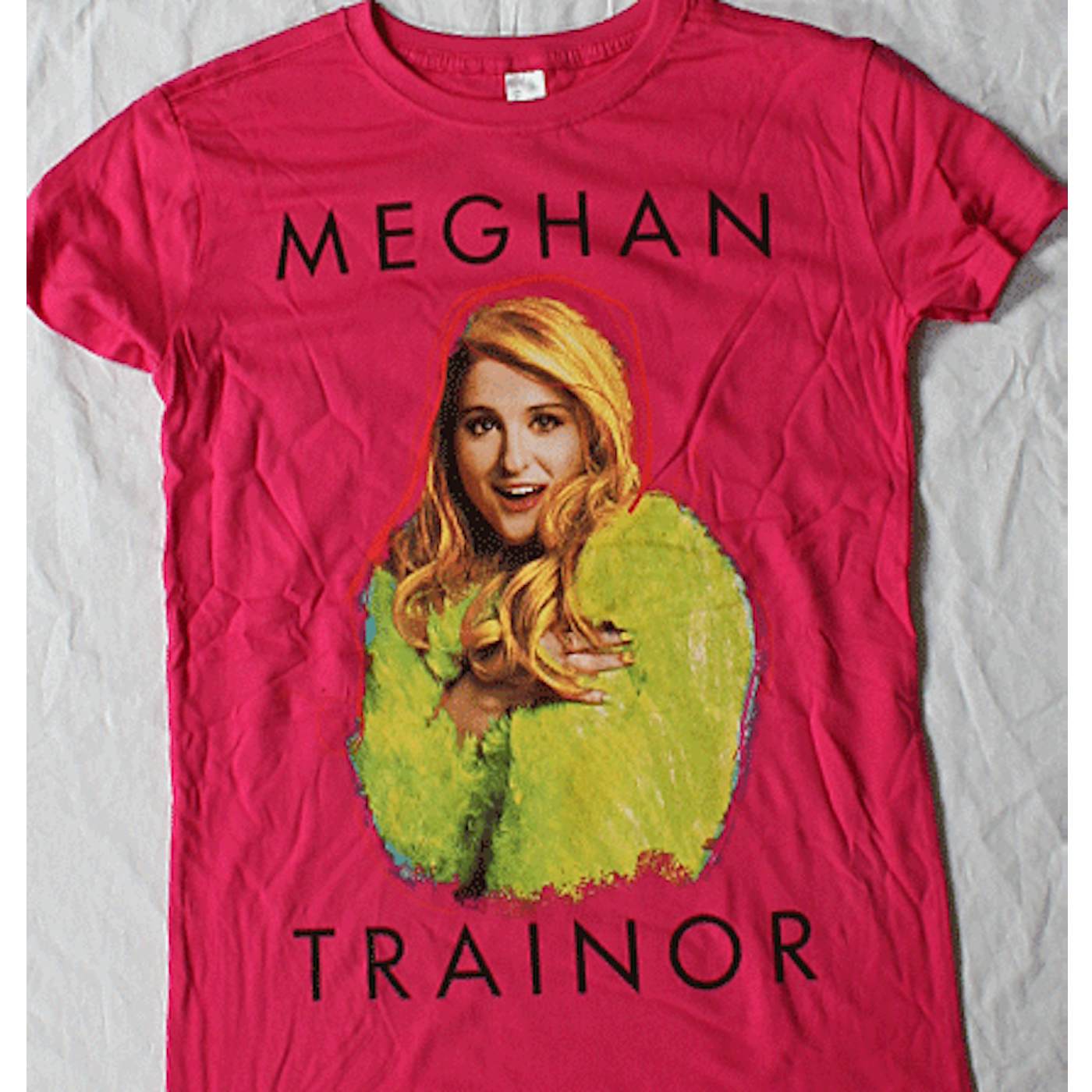 Meghan Trainor Title Pose Girls Pink Tshirt