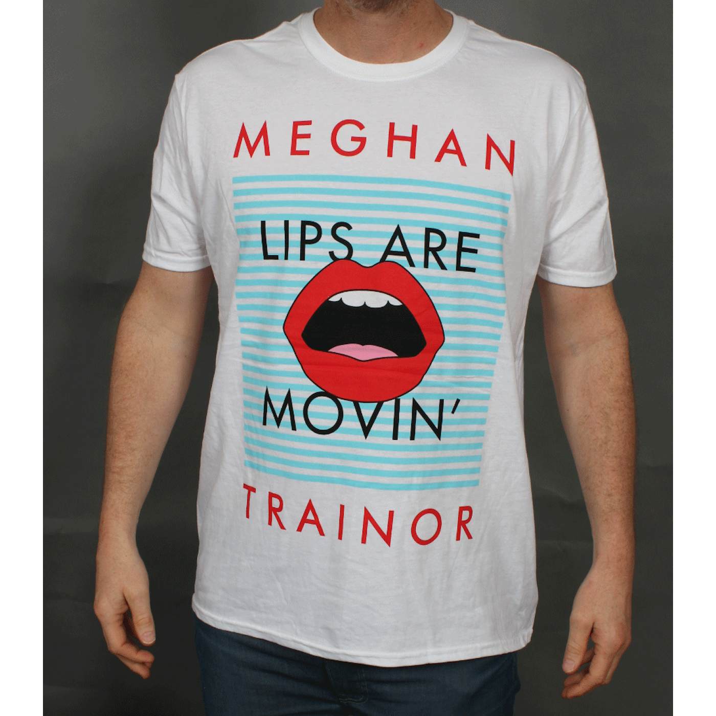 Meghan Trainor Lips Are Movin’ White Tshirt