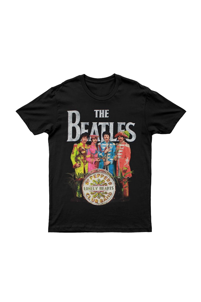 The Beatles Sgt Pepper Black Tshirt