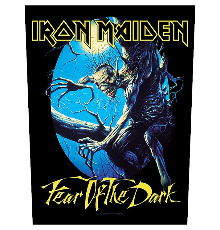 Fear Of The Dark Rock Off Official Iron Maiden Back Patch