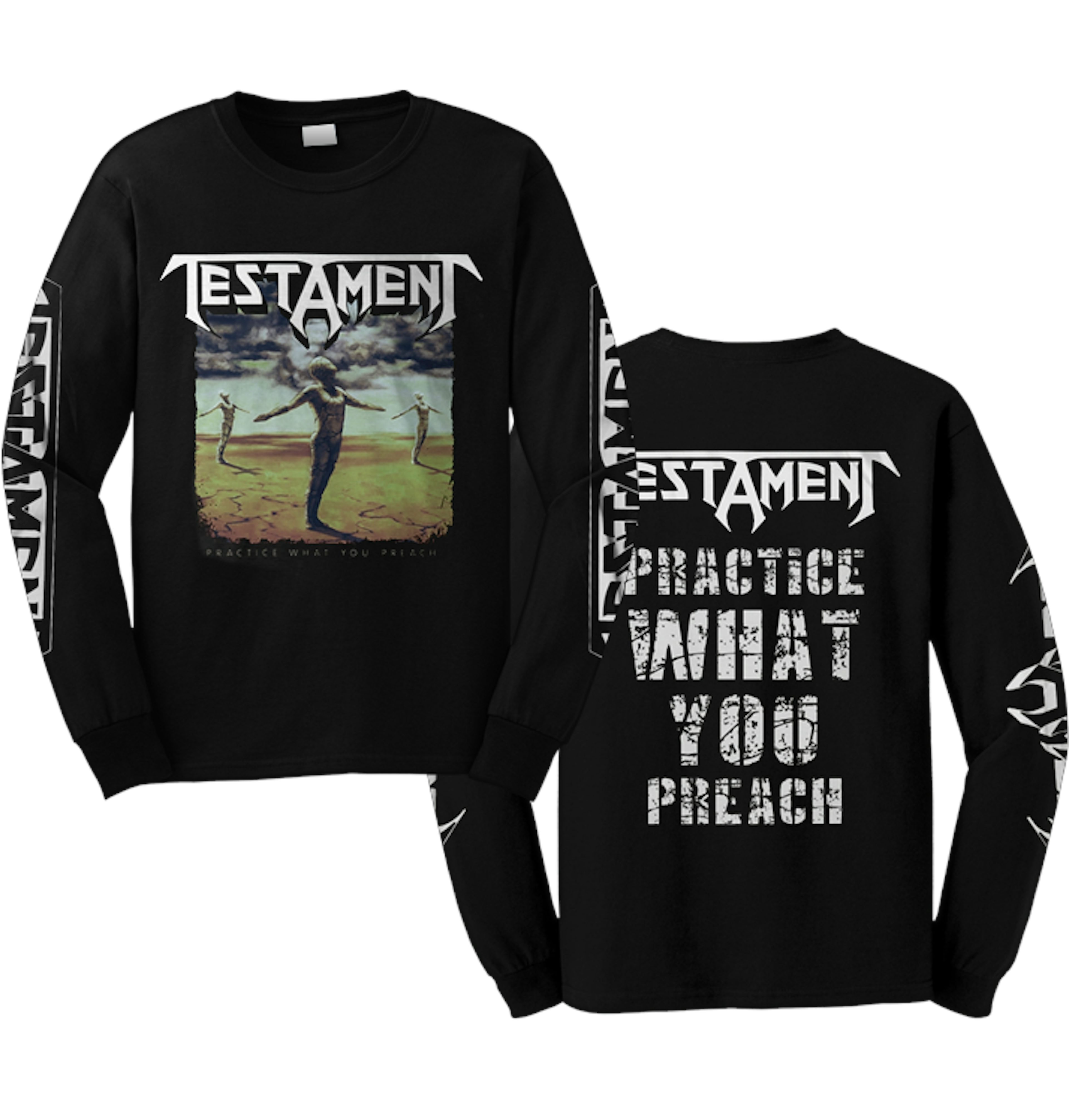 Testament 'Practice What You Preach' Long Sleeve