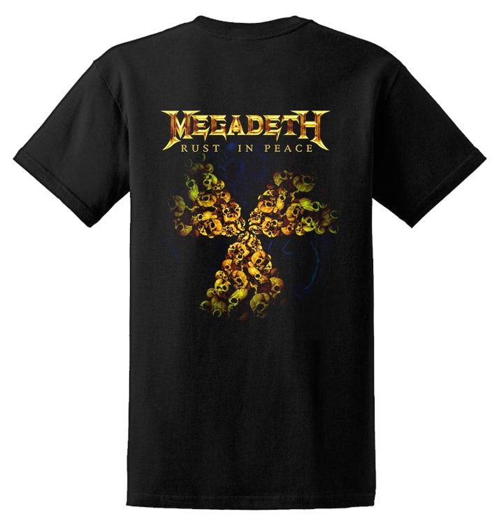 Official Megadeth T Shirt Rust In Peace 30th Anniversary Black New S To XXL
