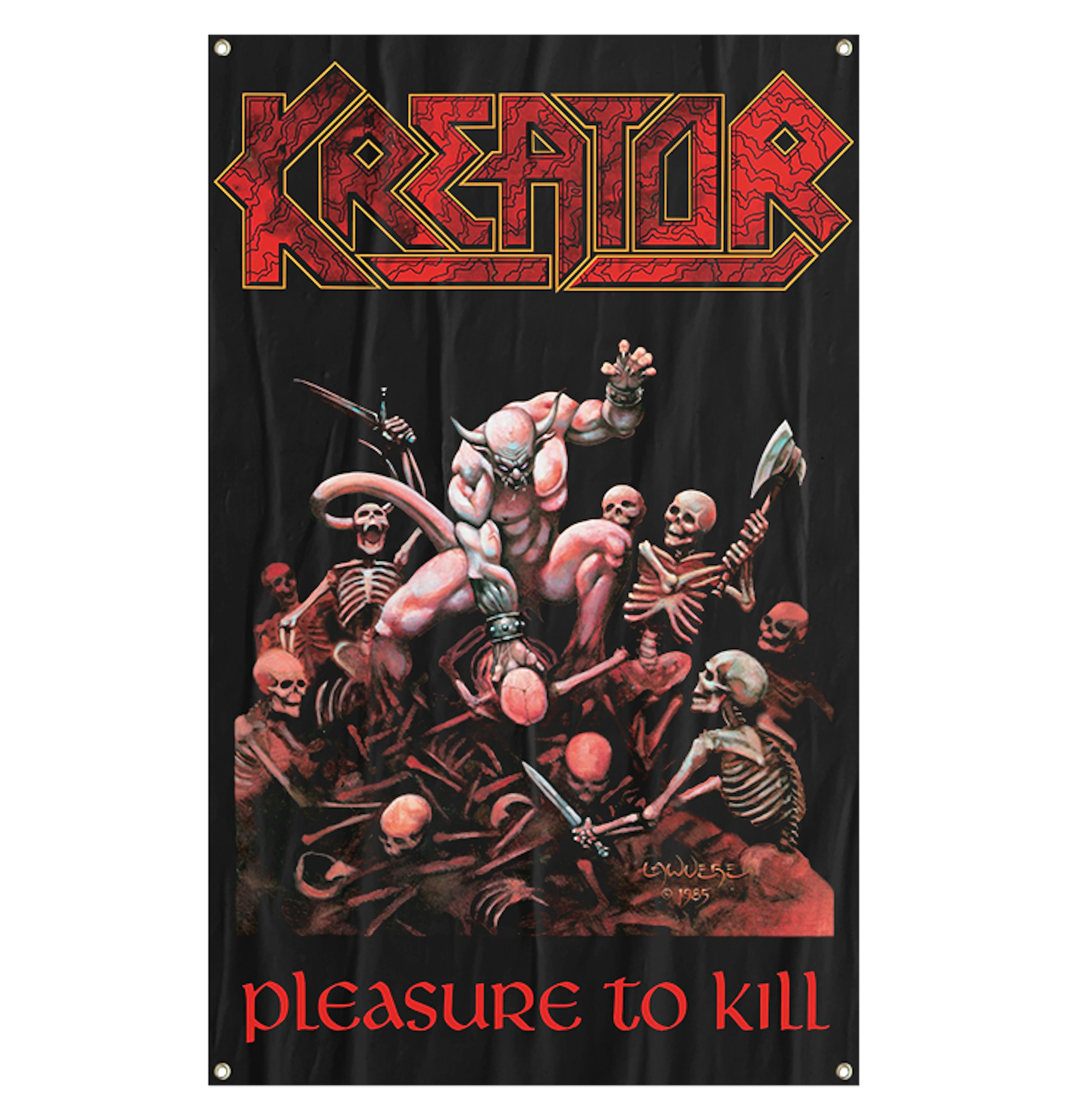 Kreator 'Pleasure to Kill' Flag