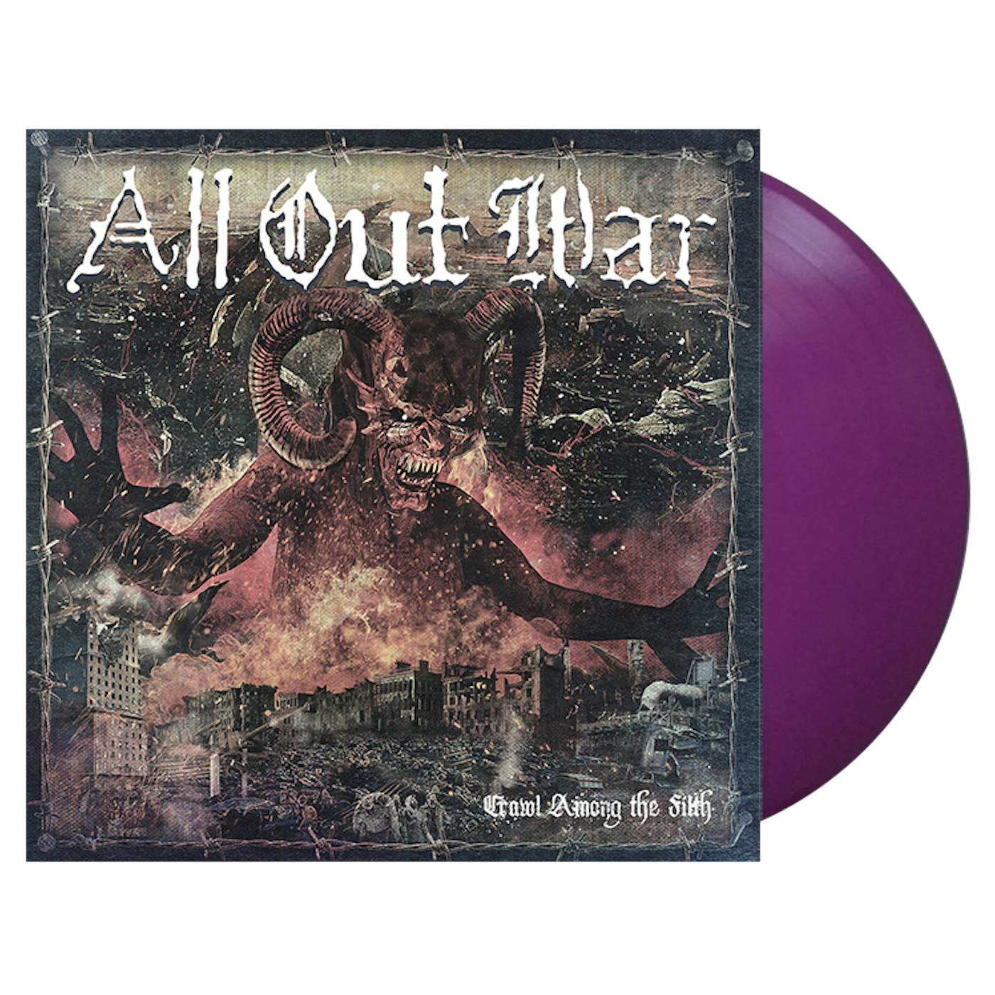 ALL OUT WAR - 'Crawl Among the Filth' LP (Vinyl)