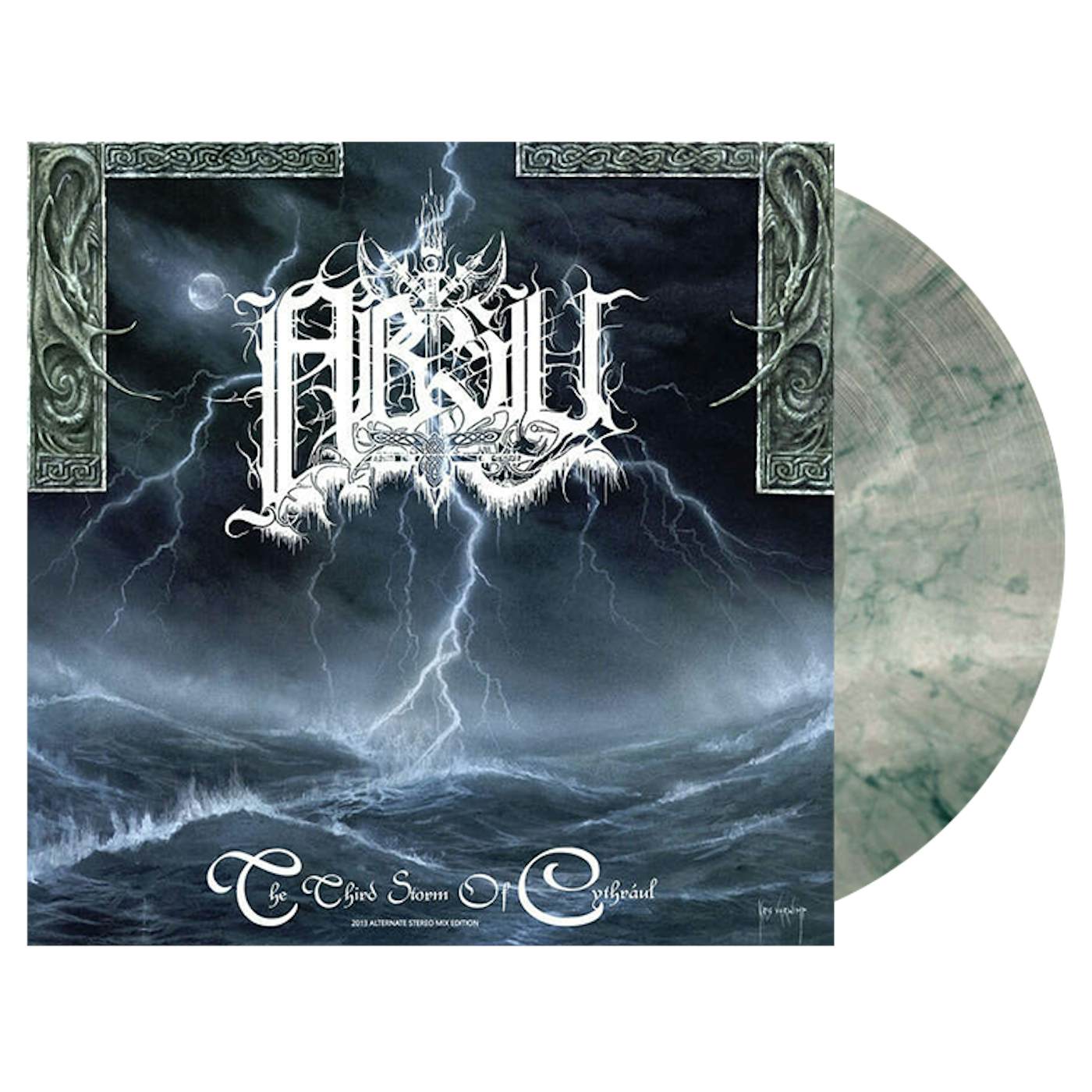 ABSU - 'The Third Storm Of Cythraul' LP (Green/Blue) (Vinyl)