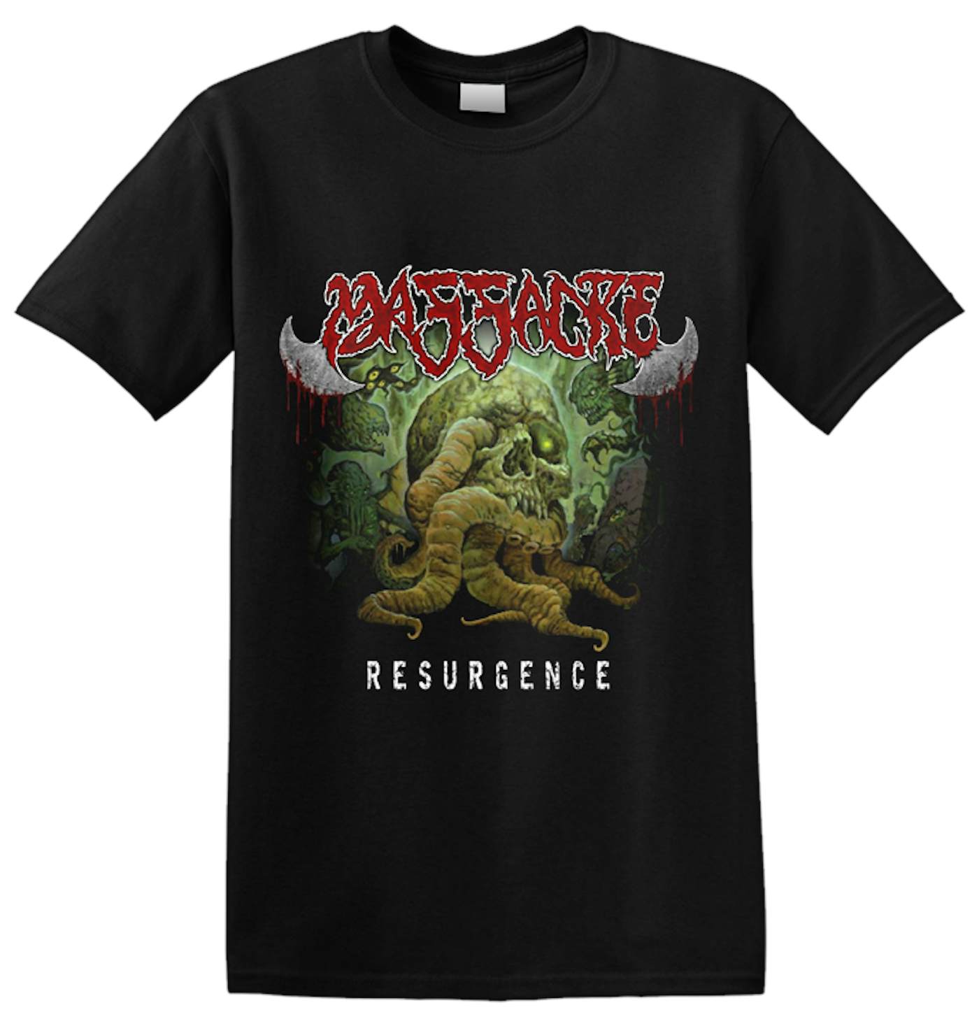 MASSACRE - Back From Beyond - American Death Metal Band T-Shirt 