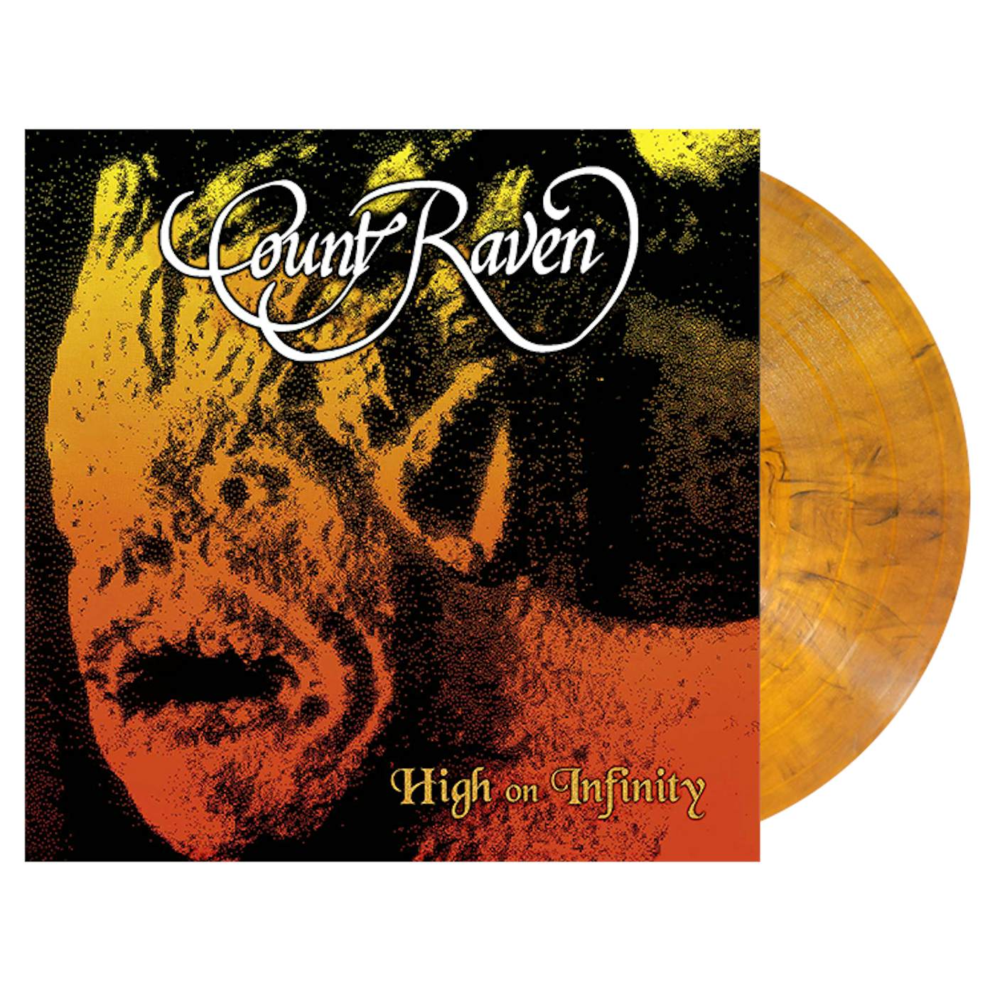 COUNT RAVEN - 'High On Infinity' Amber Marbled LP (Vinyl)