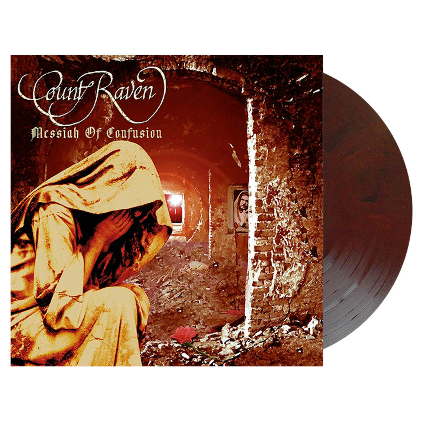 COUNT RAVEN - 'Messiah Of Confusion' Wine Marbled 2LP