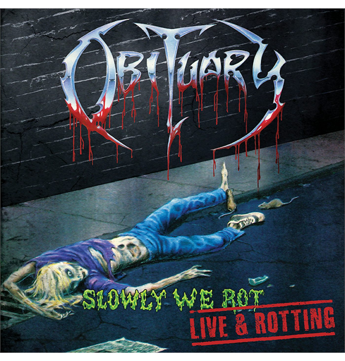 Obituary 'Slowly We Rot Live And Rotting' BluRay/CD