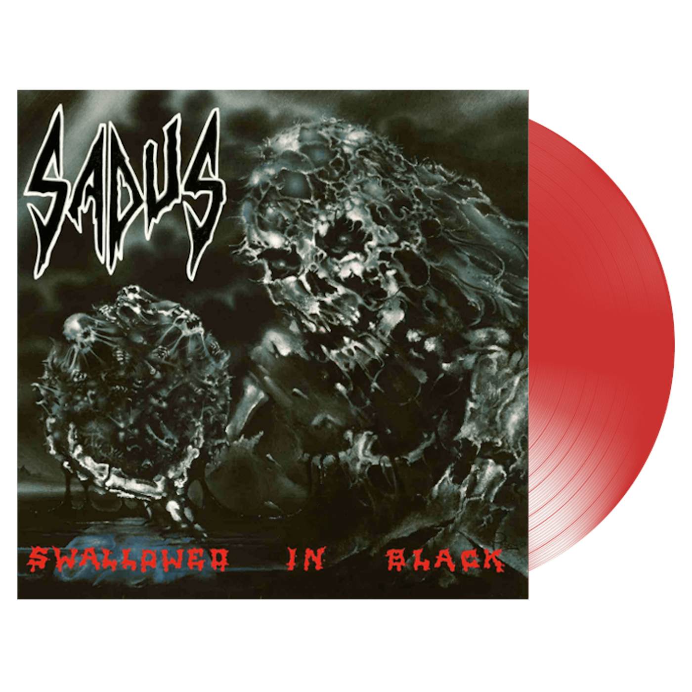 SADUS - 'Swallowed In Black' LP (Red) (Vinyl)