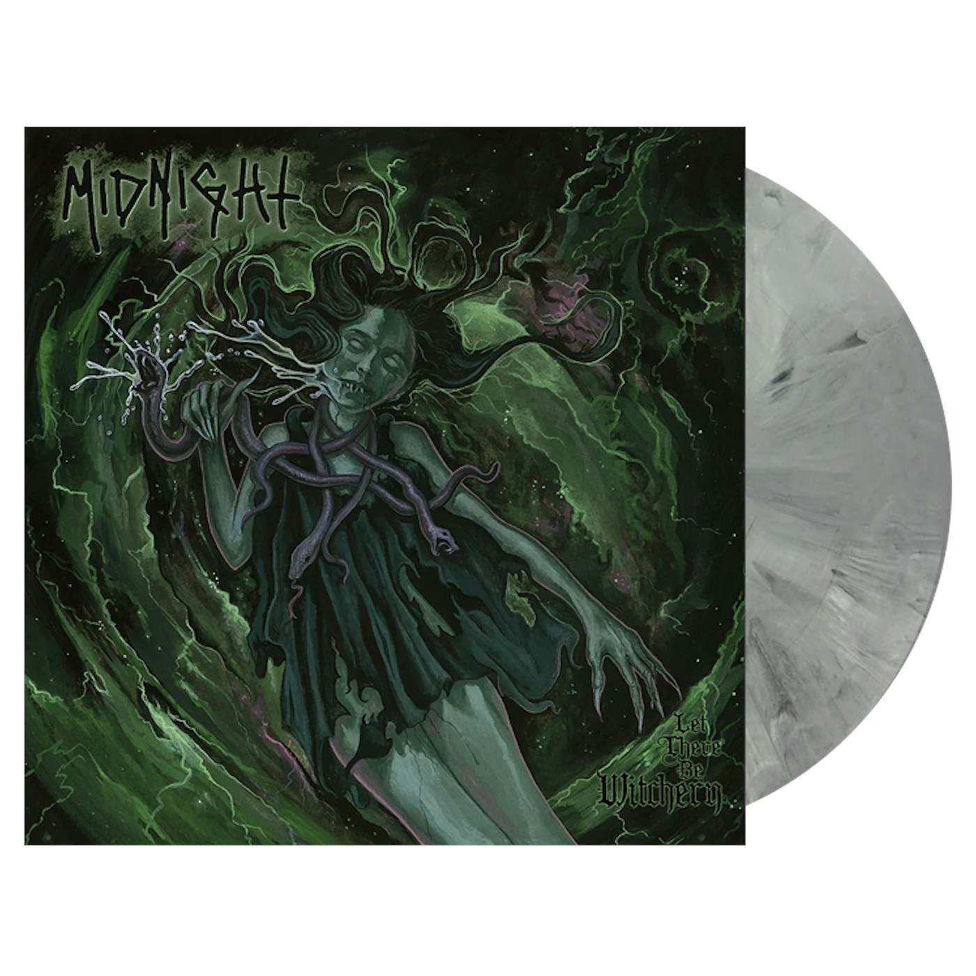 MIDNIGHT - 'Let There Be Witchery' LP (Light Grey Marble) (Vinyl)