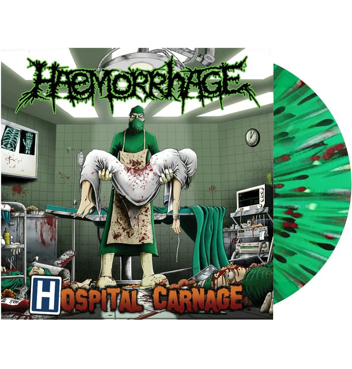 Haemorrhage 'Hospital Carnage' LP (Green Splatter) (Vinyl)