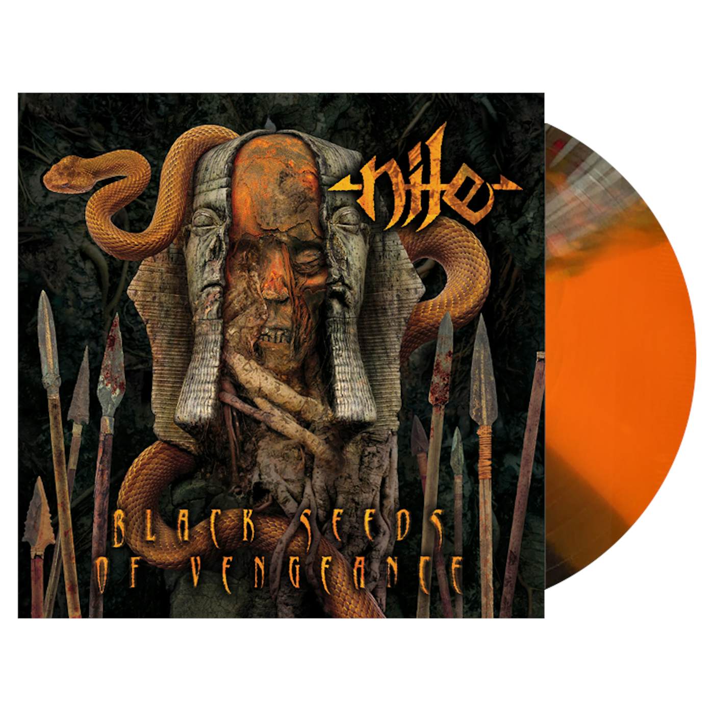 NILE - 'Black Seeds Of Vengeance' LP (Orange /Black Splatter) (Vinyl)