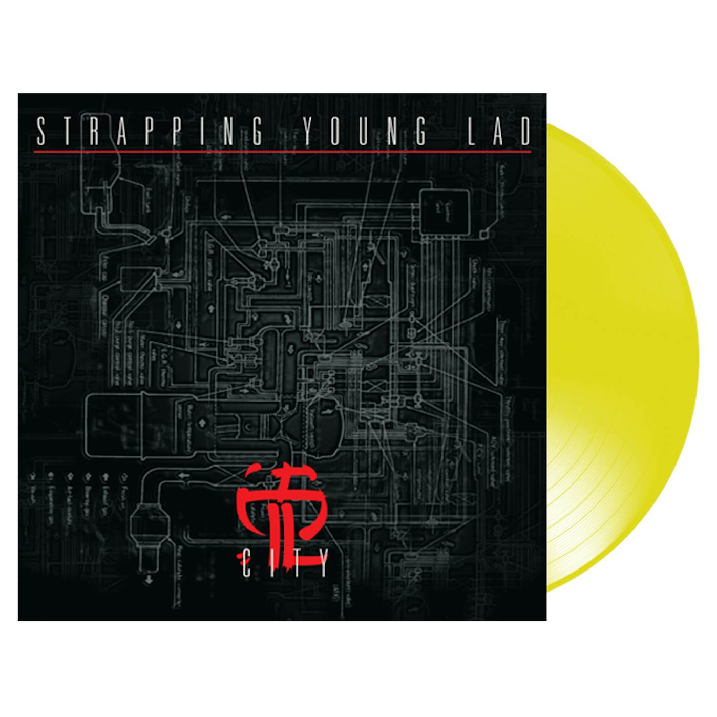  STRAPPING YOUNG LAD - 'City' 2xLP (Neon Yellow)