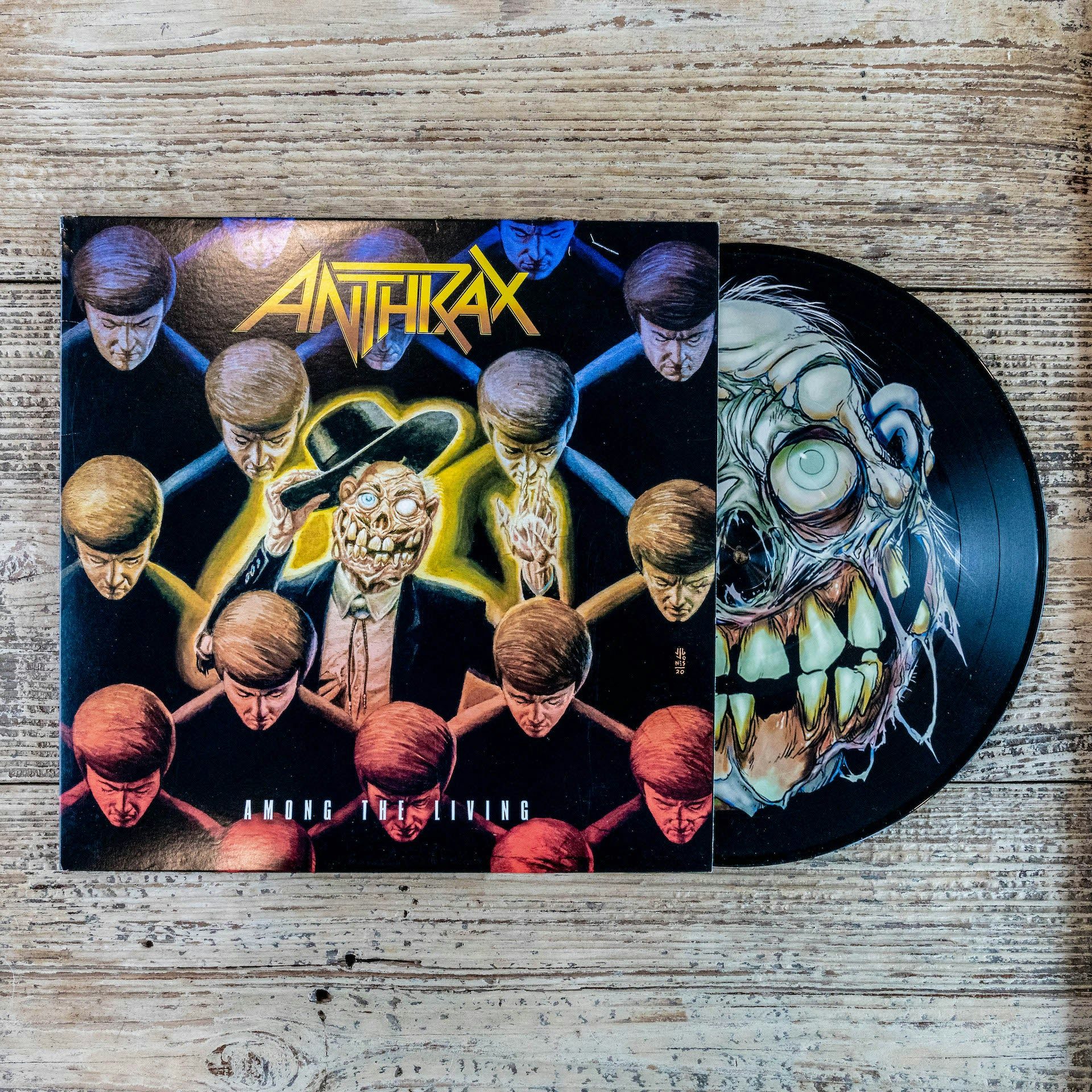 Anthrax Among the Living - Exclusive Vinyl Picture Disc LP $35.00