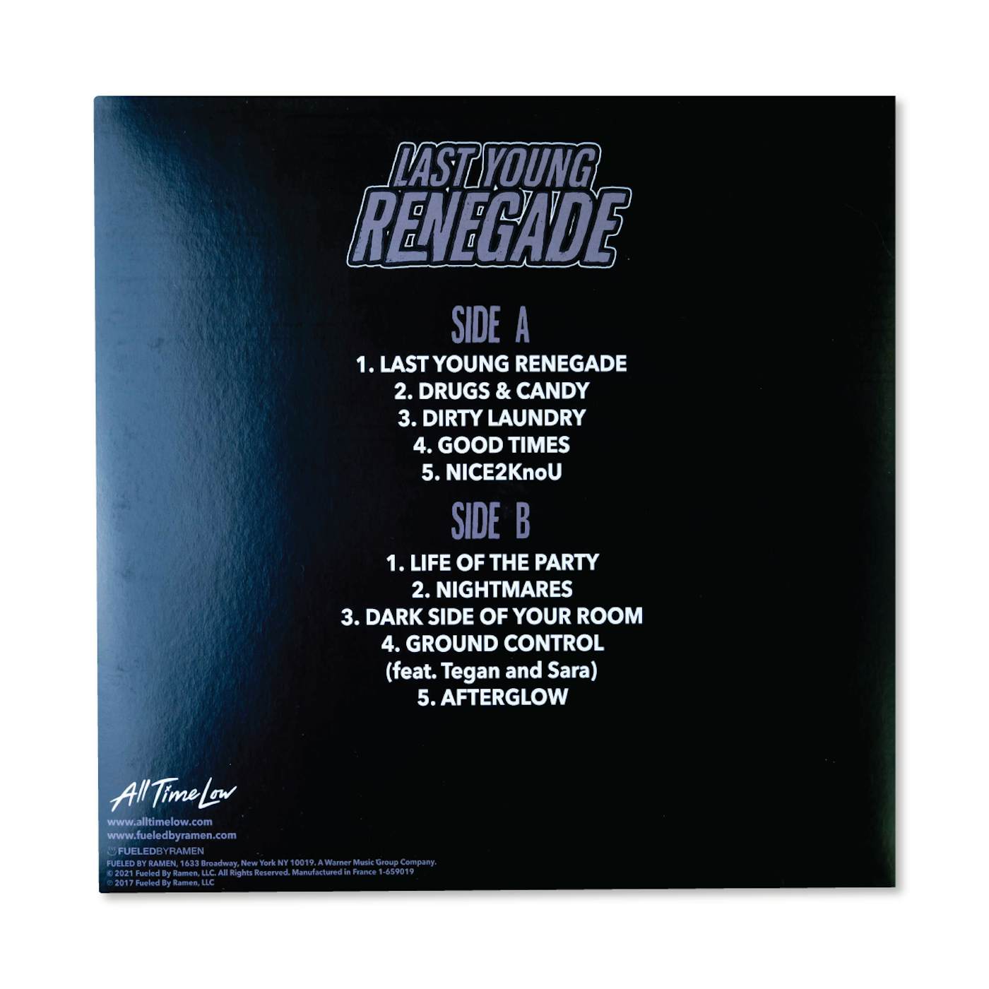 All Time Low - Last Young Renegade Limited Edition Vinyl LP