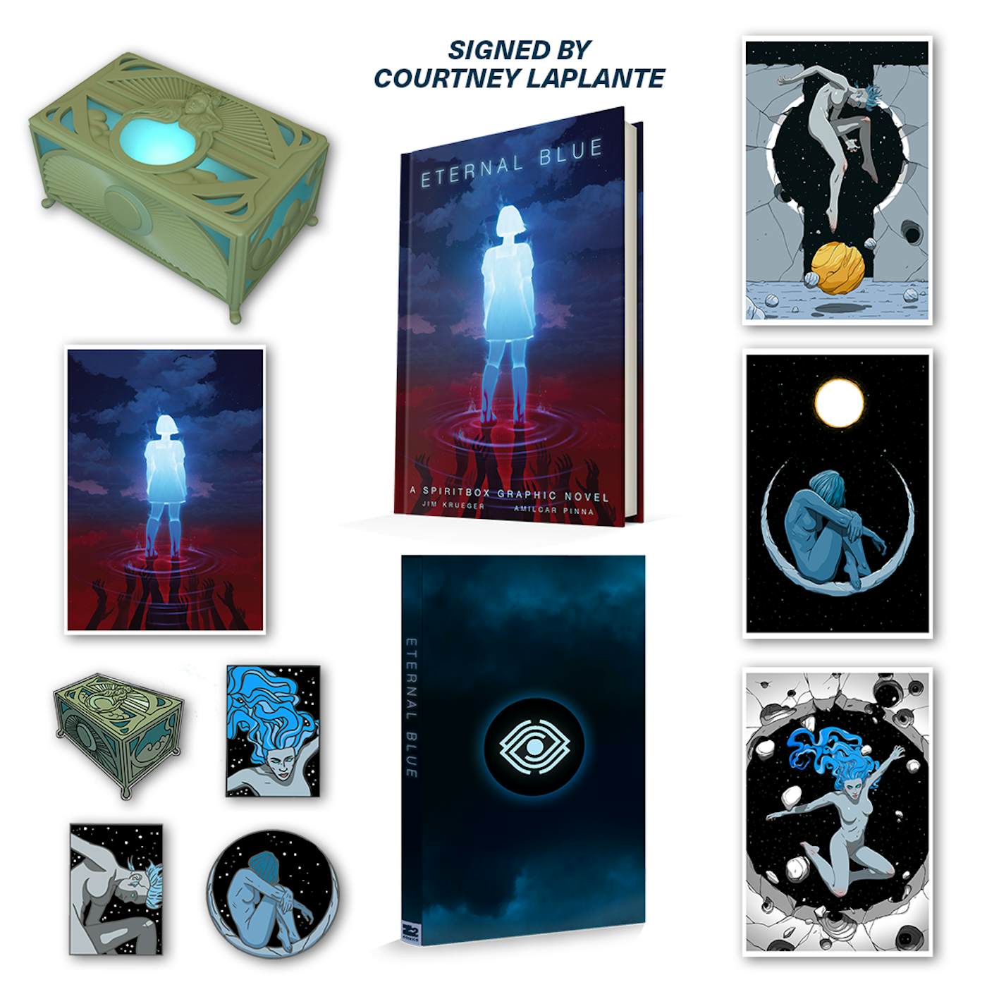 Eternal Blue: A Spiritbox Graphic Novel - SIGNED Platinum Edition