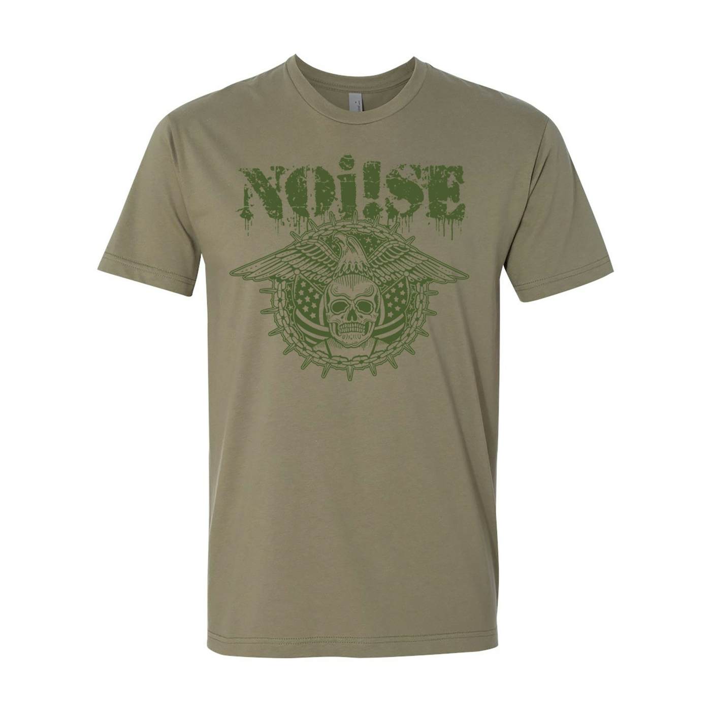 NOi!SE - Skull Eagle Logo - Green - T-Shirt