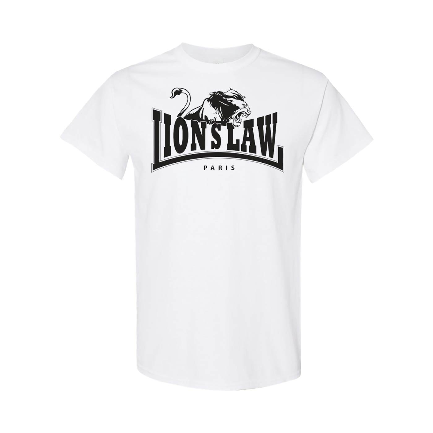 Lion's Law - Paris Logo - White - T-Shirt