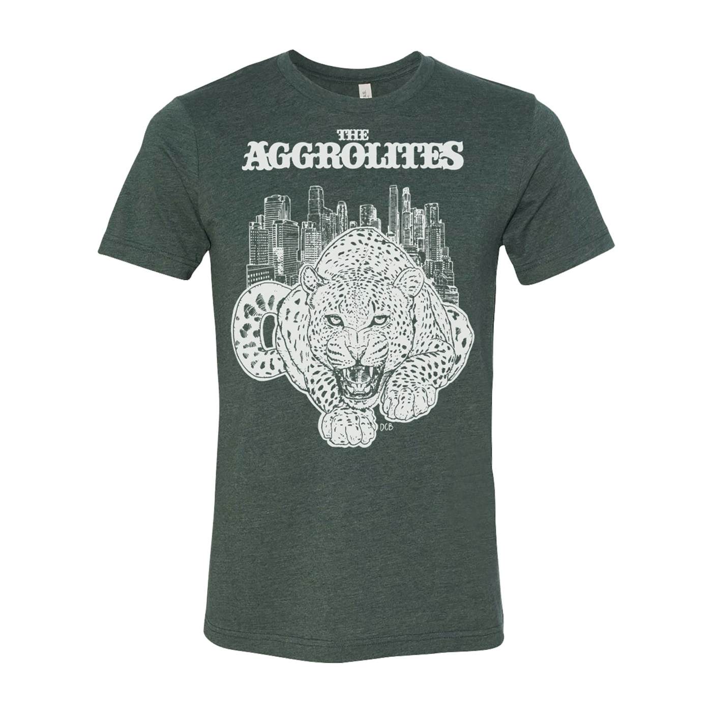 The Aggrolites - Cat - Heather Forest Green/Grey - T-Shirt