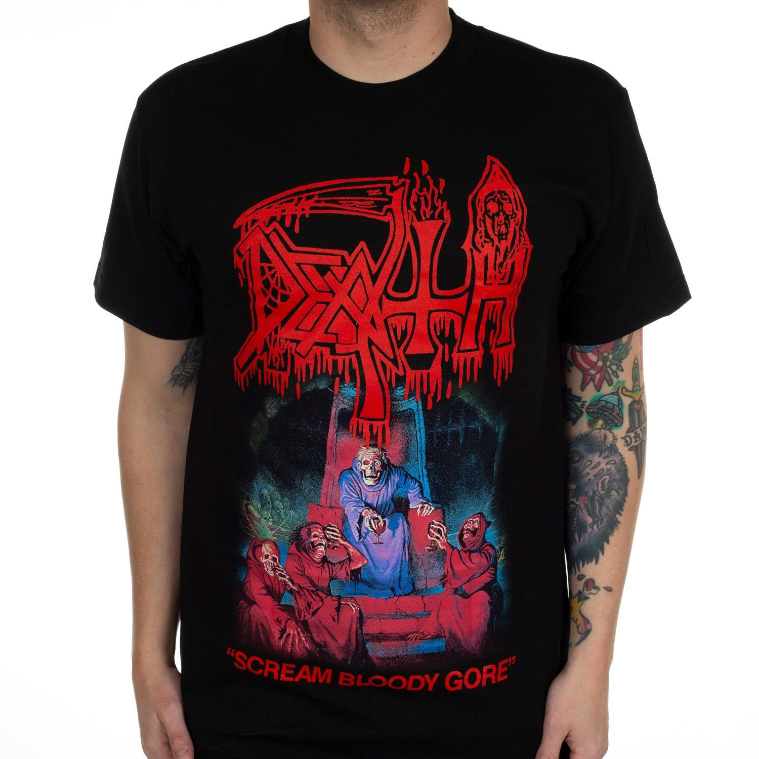 Death scream hot sale bloody gore shirt