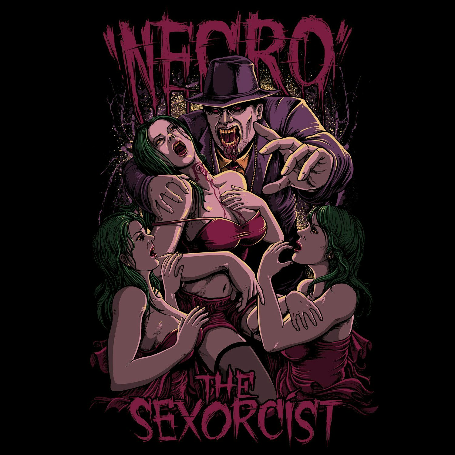 Necro The Sexorcist 2LP - www.bisaggio.com.br