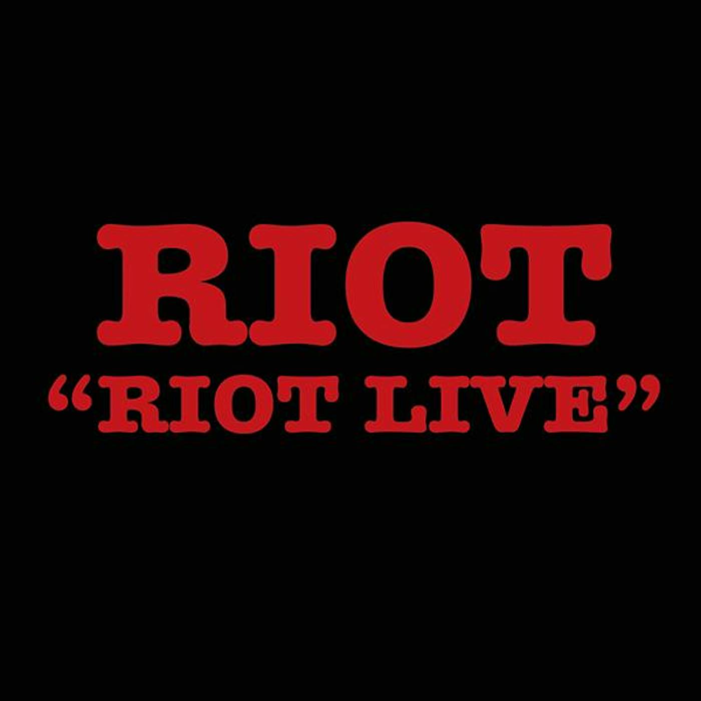 Riot Riot Live CD