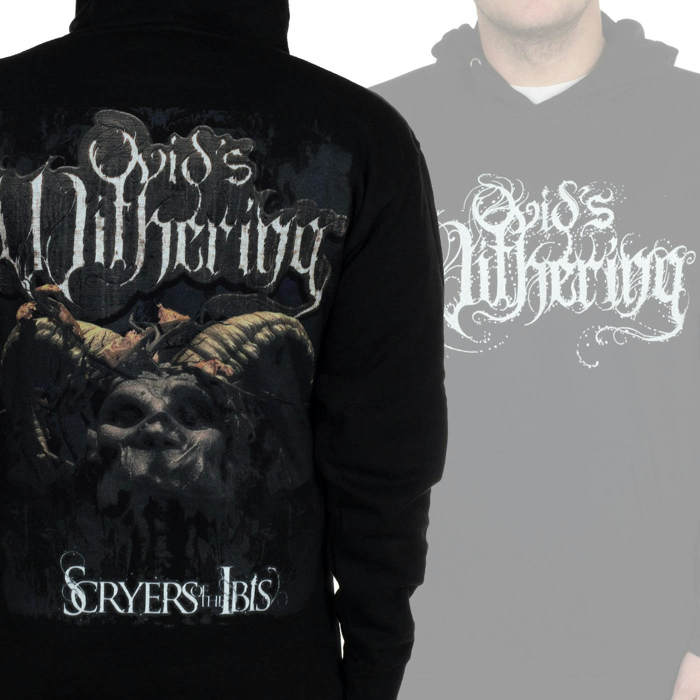 Ovid's Withering "Scryers of the Ibis LP Cover" Pullover Hoodie (Vinyl)