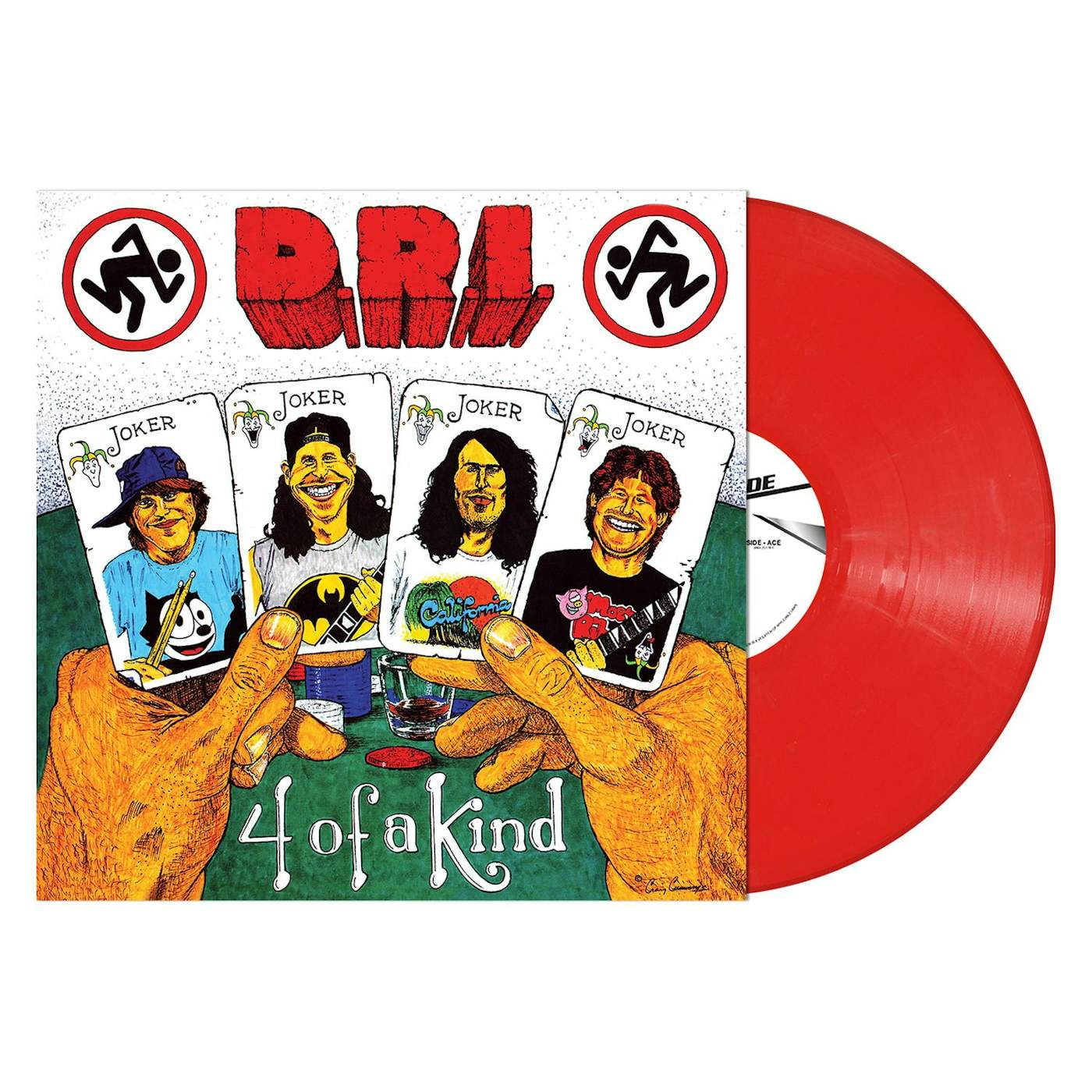 D.R.I. "Four of a Kind (Red Marbled Vinyl)" 12"