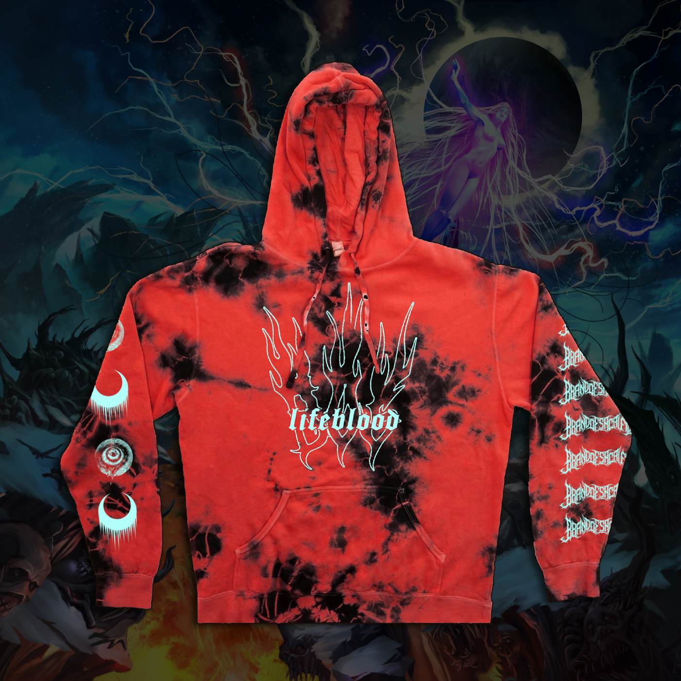 Revenge discount crystal hoodie