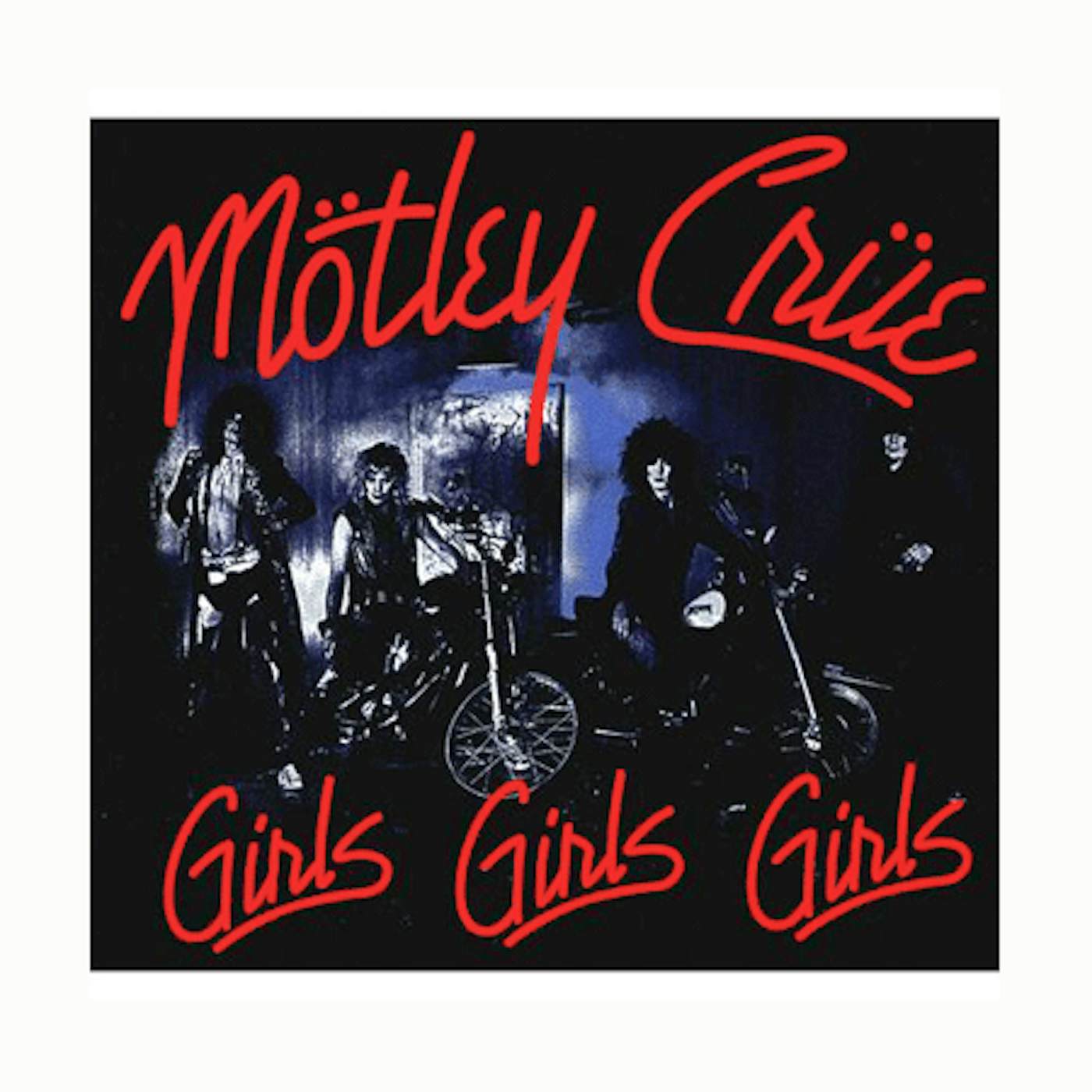 Mötley Crüe "Girls, Girls, Girls" Stickers & Decals