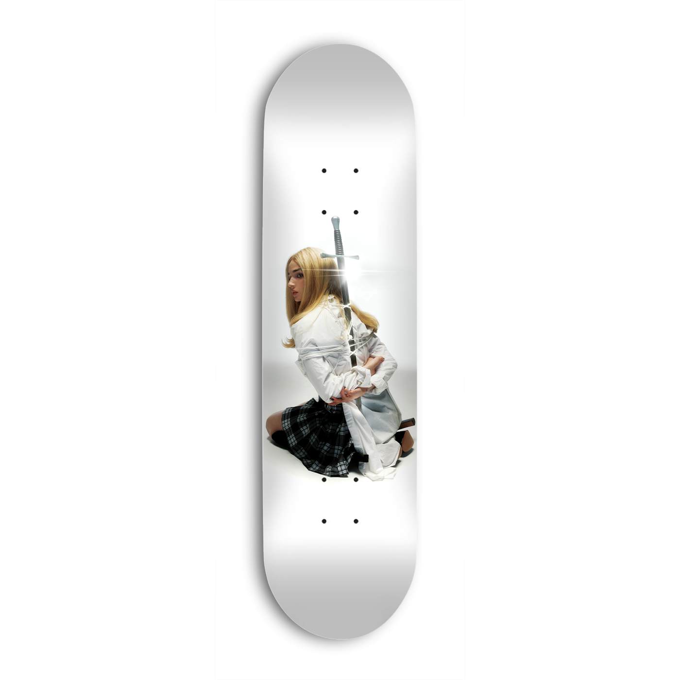 Poppy Sword Skateboard Deck