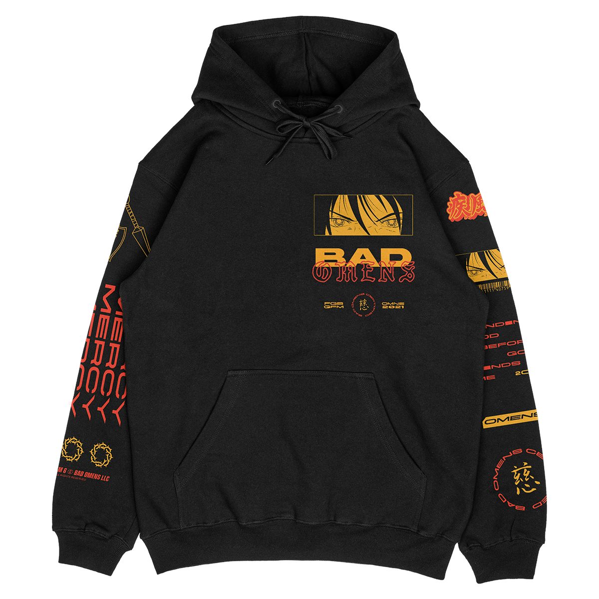 Bad Omens Sharingan Hoodie