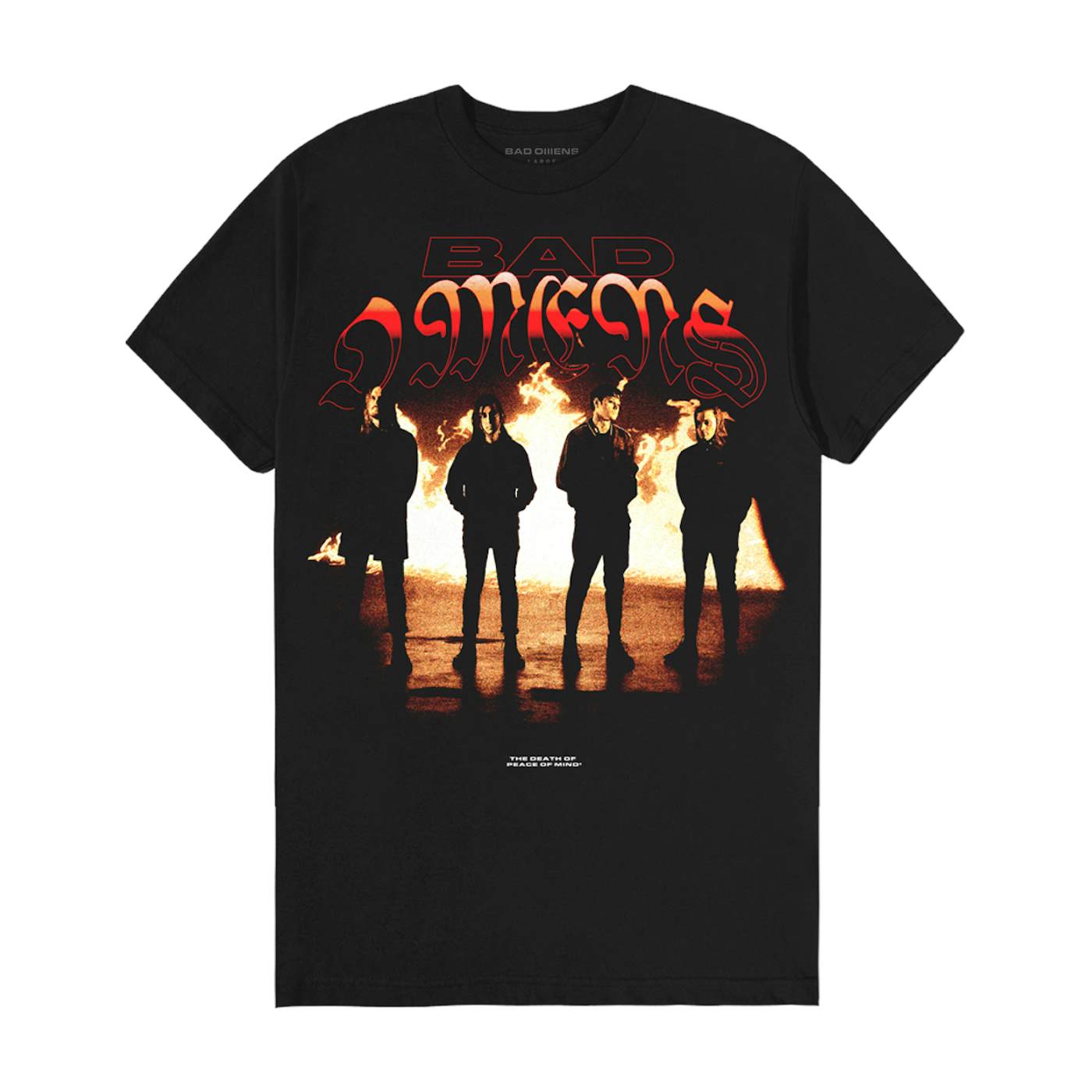 Bad Omens Face In The Flames Tee
