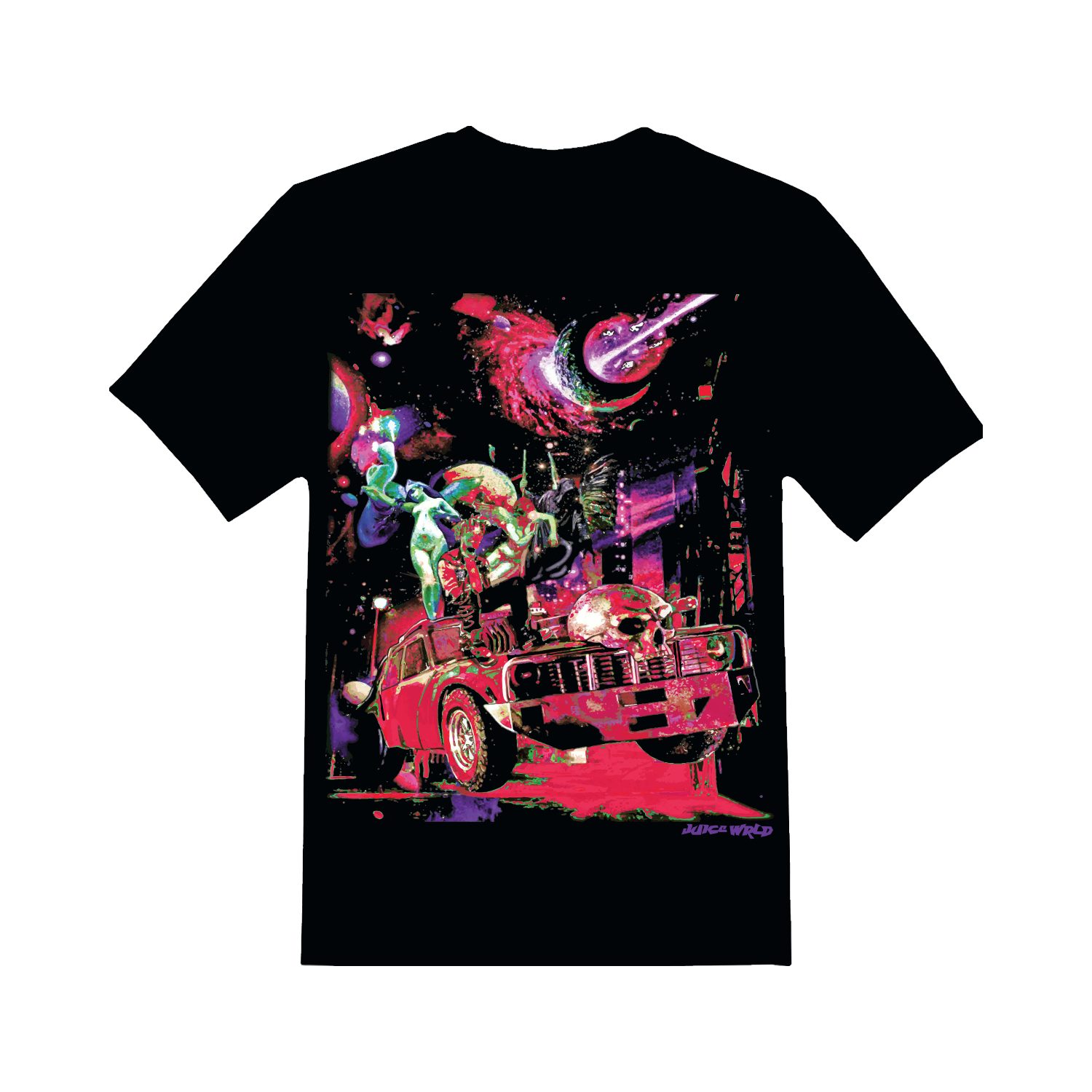 juice wrld x vlone button up