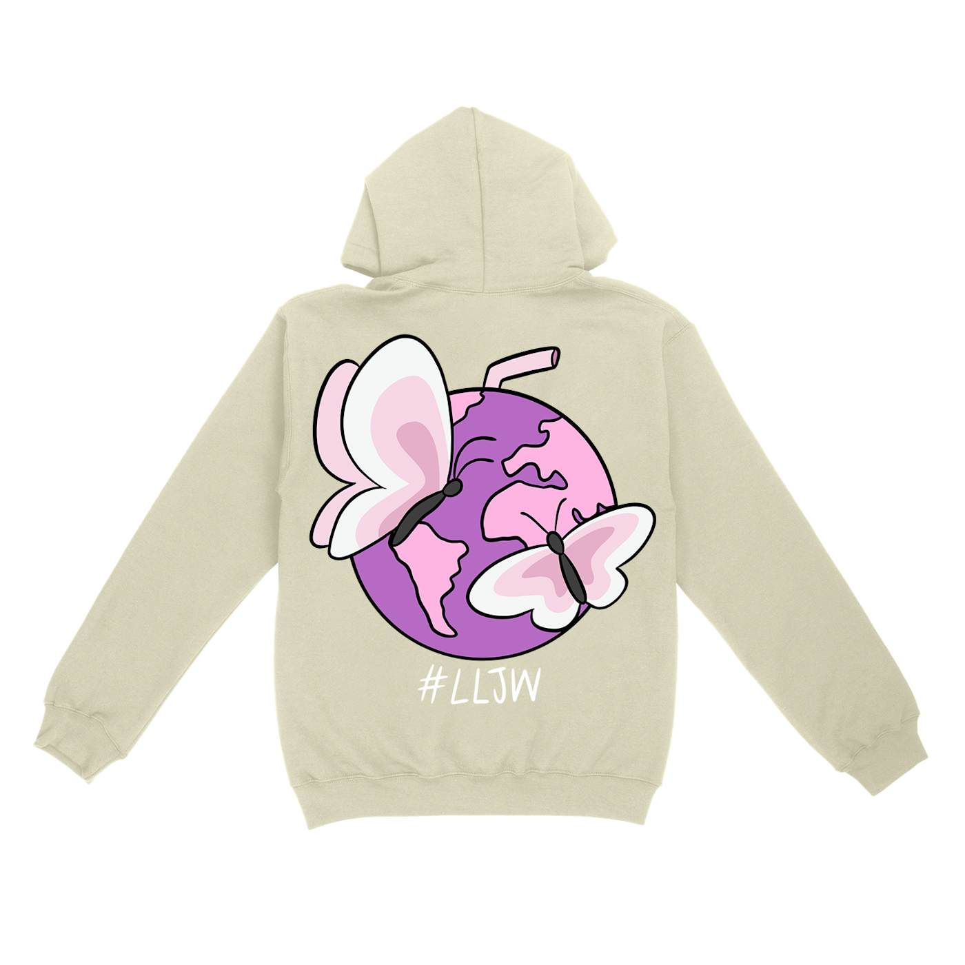 Juice wrld butterfly on sale hoodie