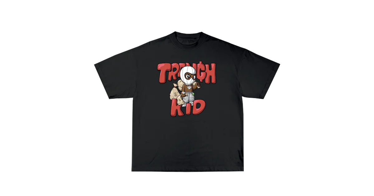 Lil Tjay Trench Kid Tee Black