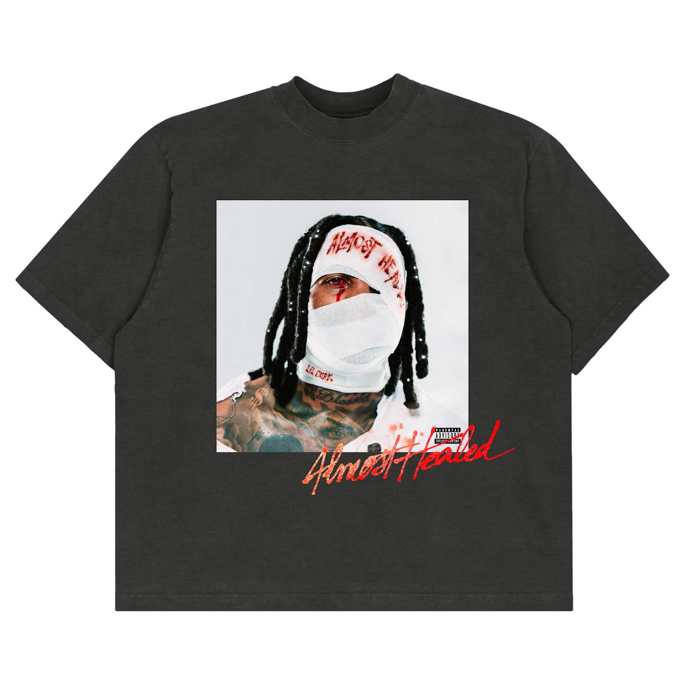 Lil Durk ALMOST HEALED ALBUM COVER T-SHIRT