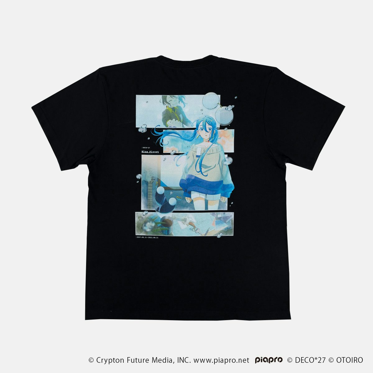 DECO*27 【Blue Planet】T-Shirt / Black (Pre-Order)|【ブルー