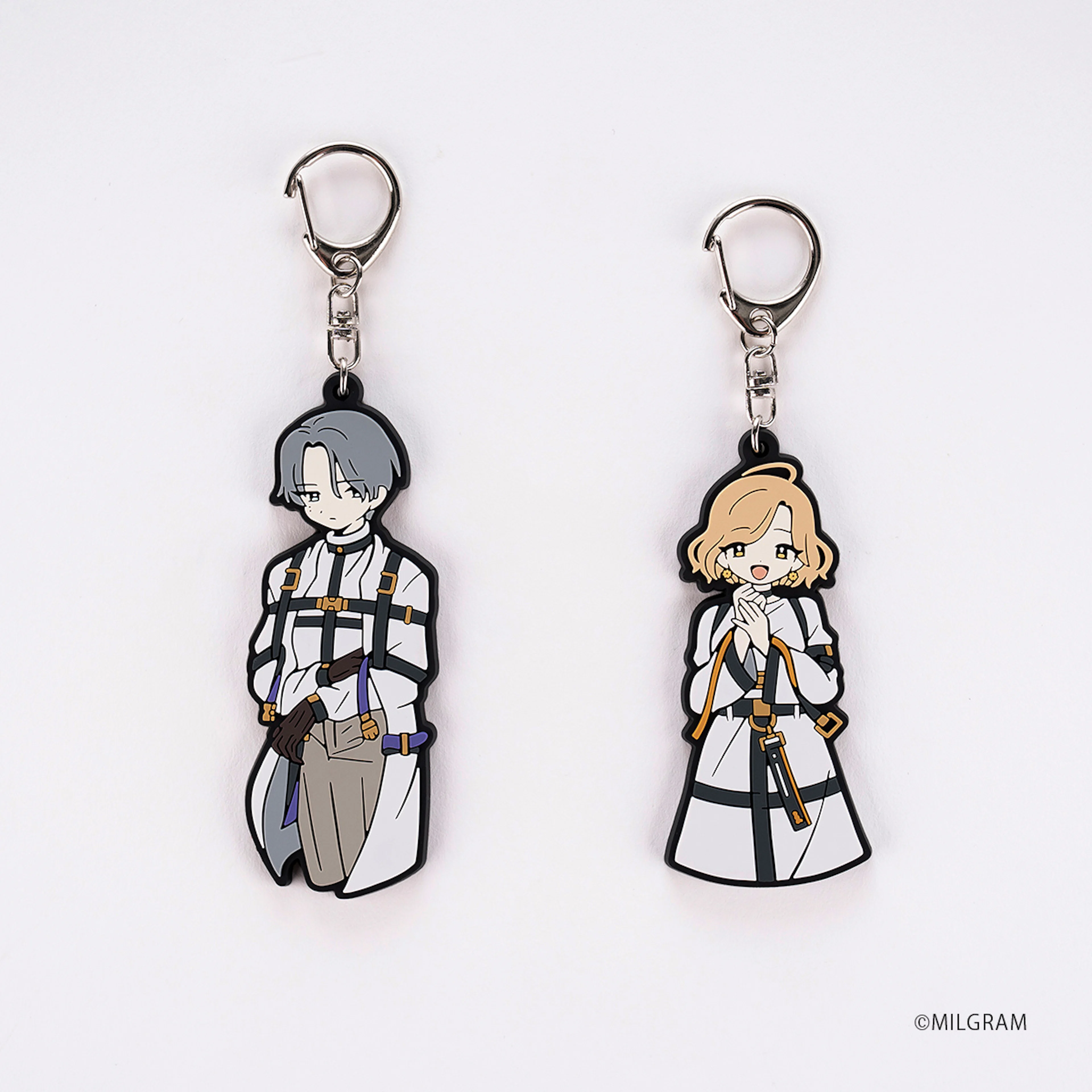 【MILGRAM】Shidou & Mahiru “The First Trial” PVC Keyring set (Pre-Order ...