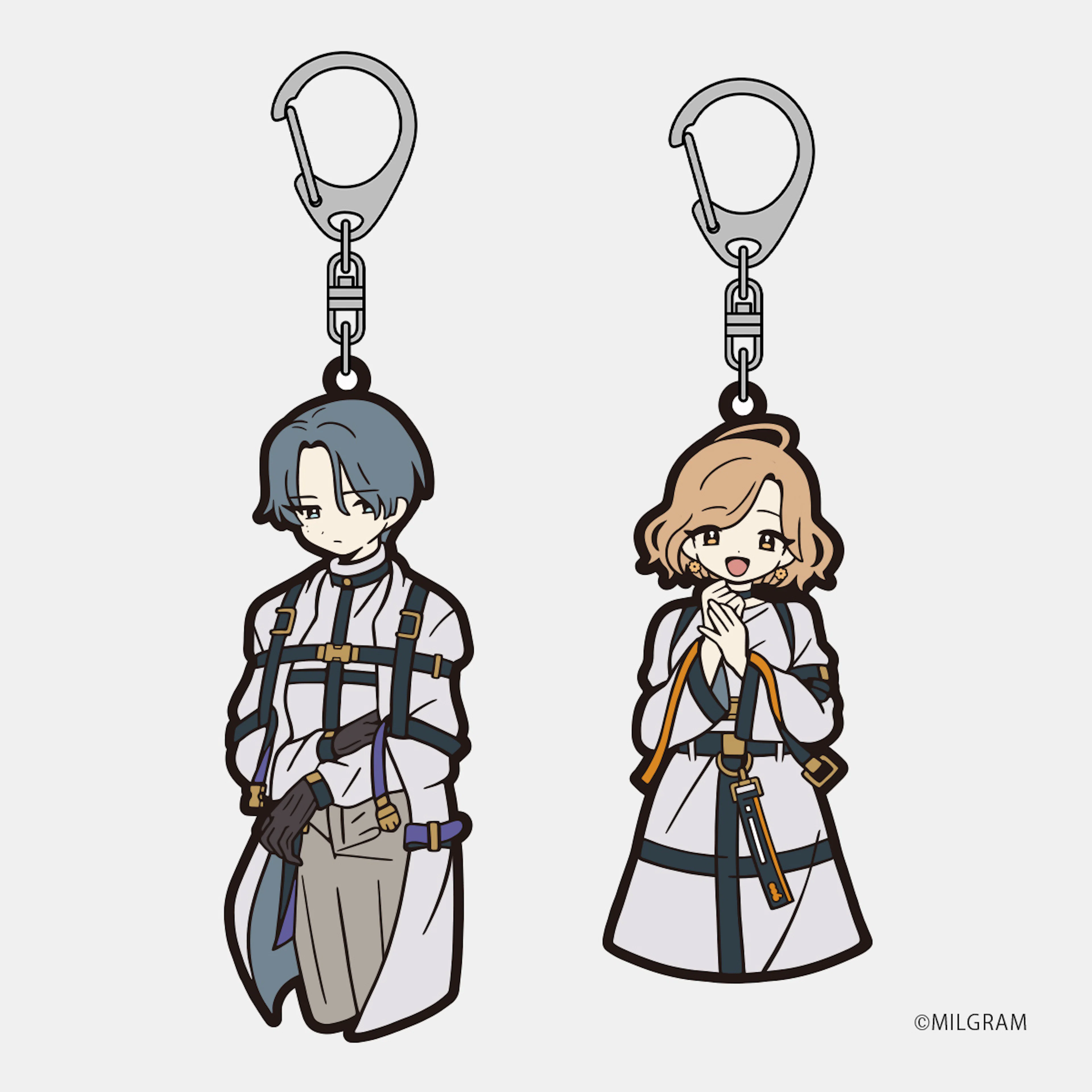 【MILGRAM】Shidou & Mahiru “The First Trial” PVC Keyring set (Pre-Order ...