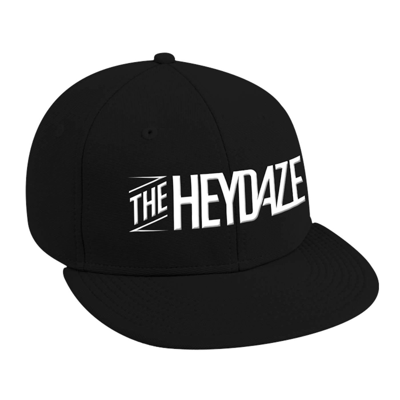 The Heydaze Black Logo Snapback Hat