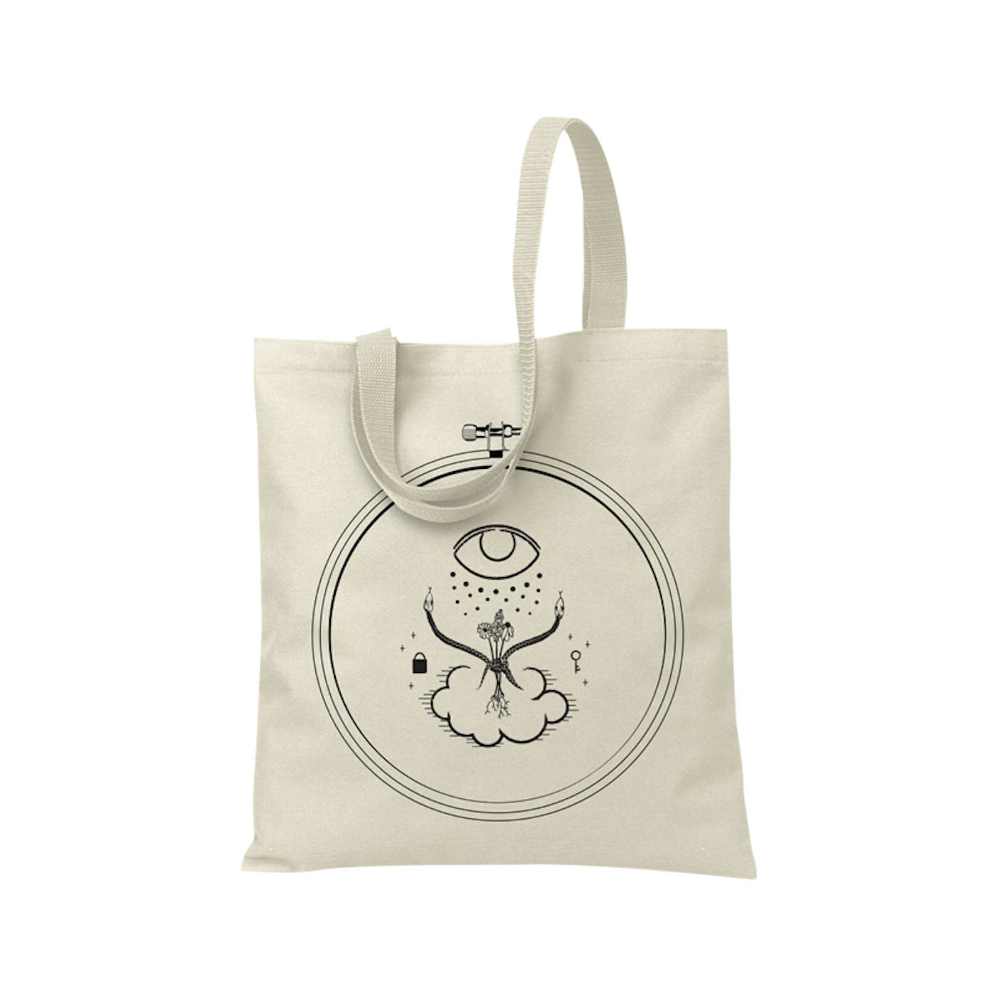 Into It. Over It. Cover Canvas Tote