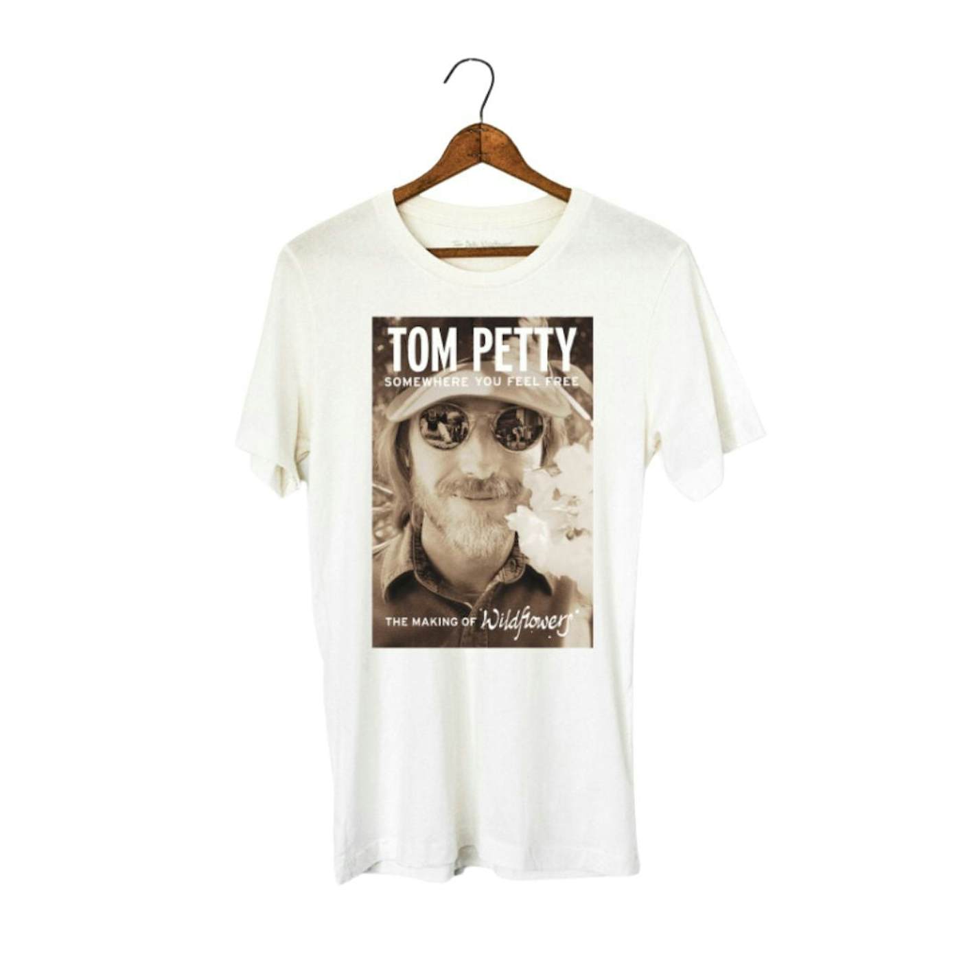 Tom Petty distressed band tee – Shop The White Feather