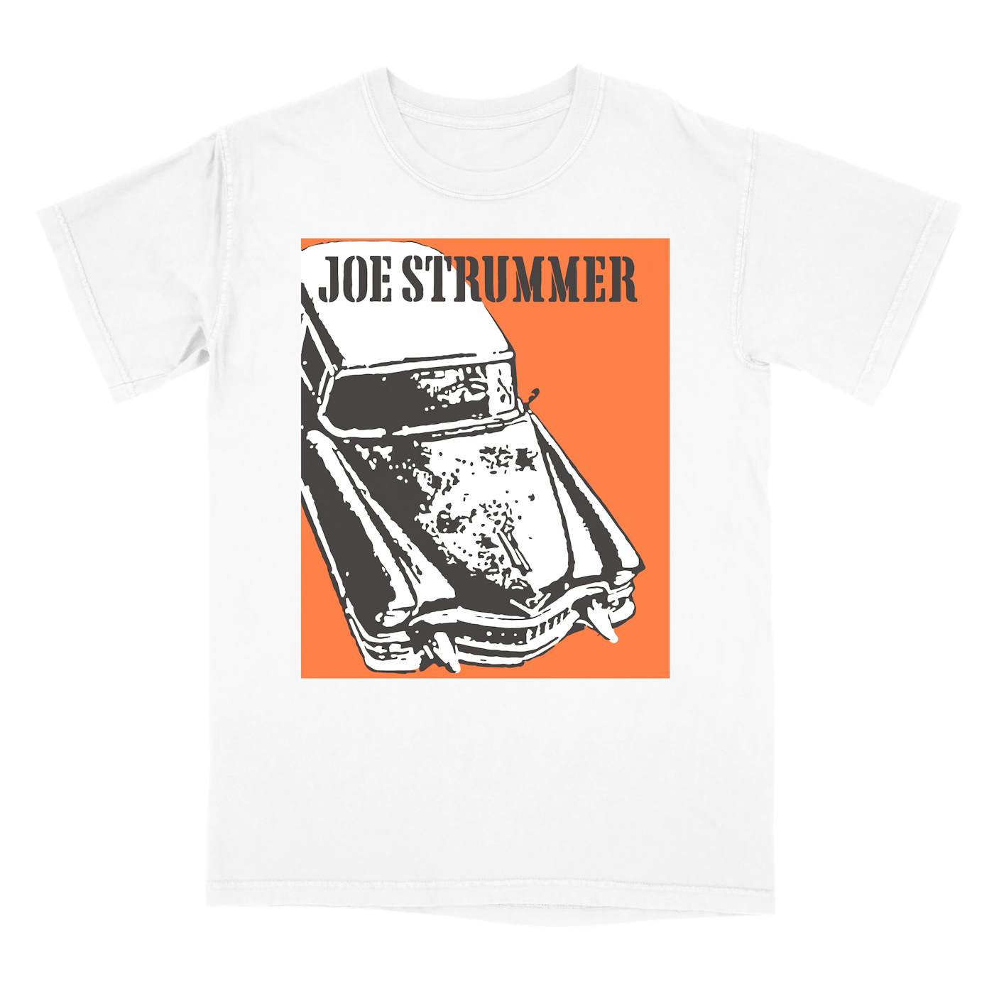 Joe Strummer Vintage Gangsterville White T-Shirt