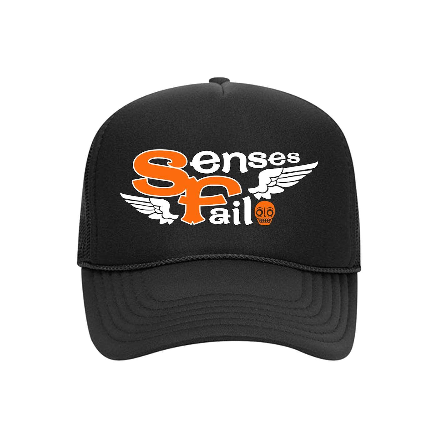 Senses Fail Wings Black Trucker Hat