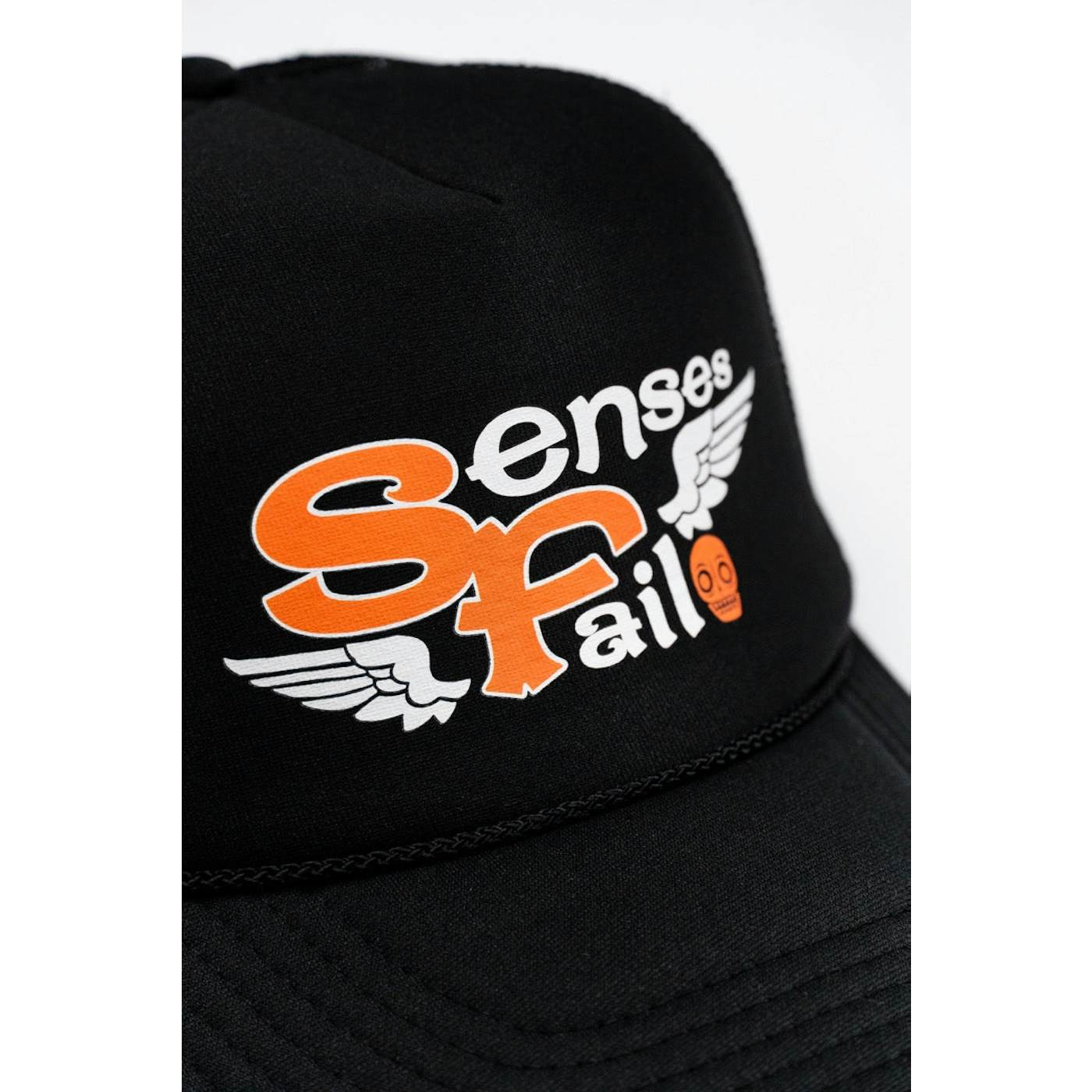 Senses Fail Wings Black Trucker Hat