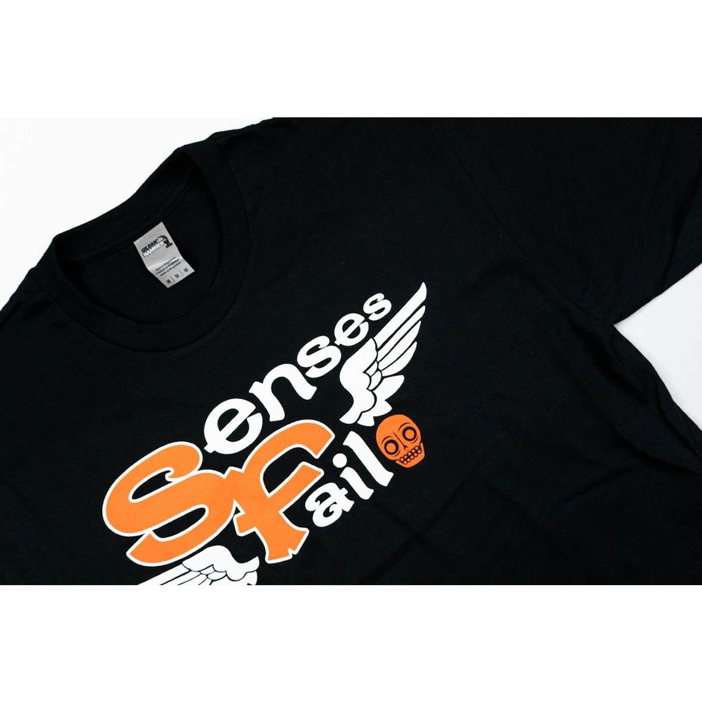 Senses Fail Wings Black T-Shirt
