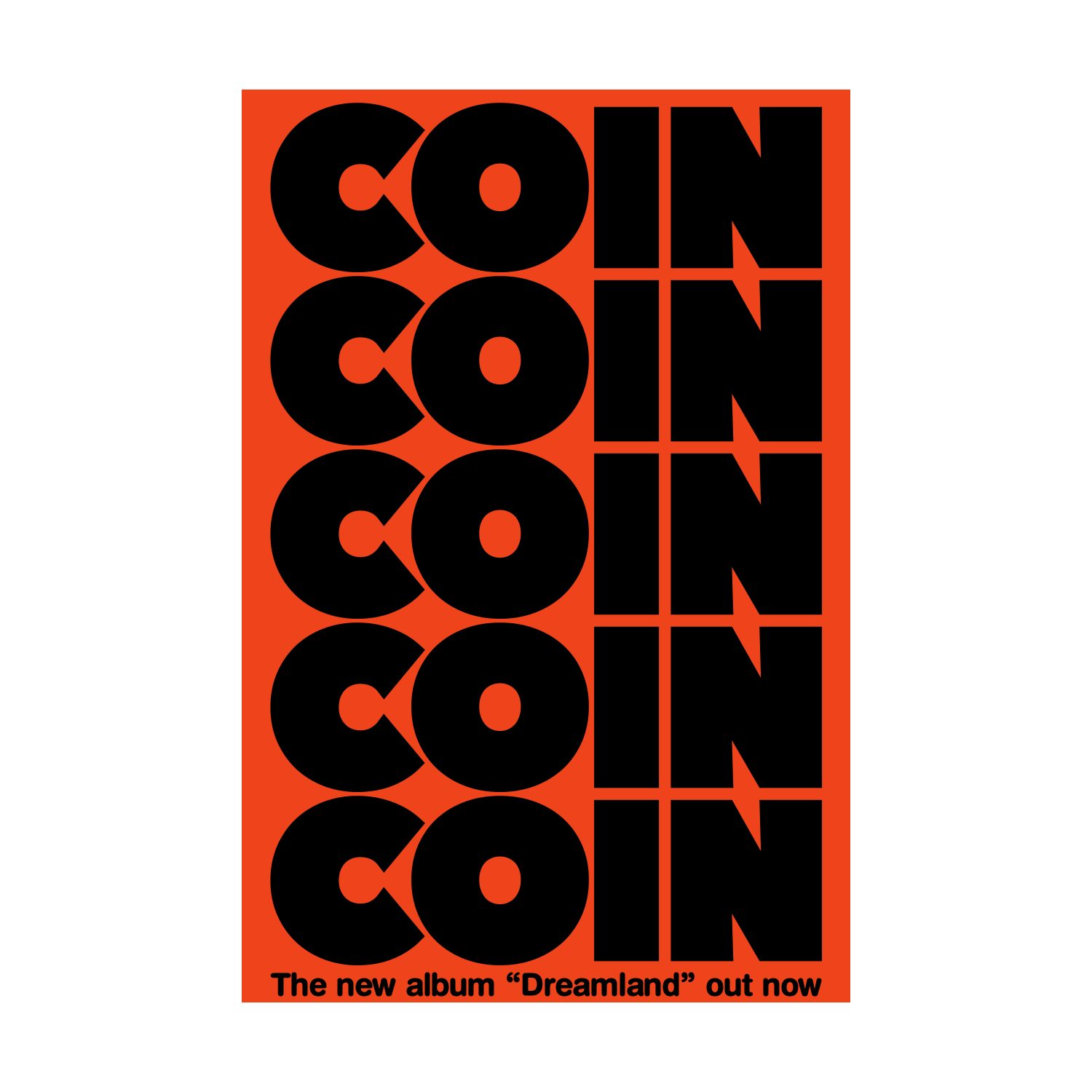 COIN Repeating Dreamland Album Poster