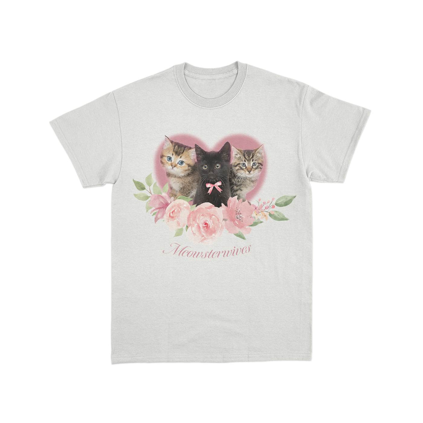 MisterWives Meowsterwives White Tee
